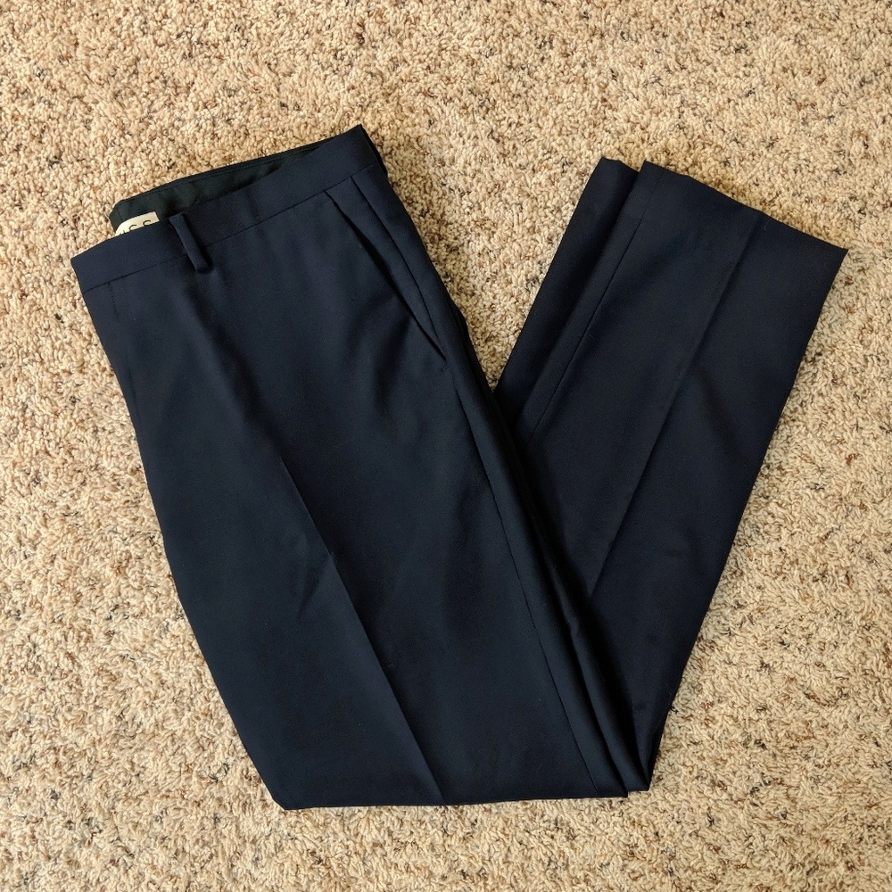 Navy men's dress pants 36" waist, lined